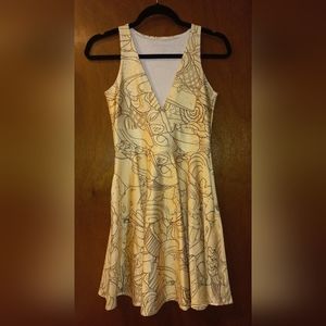 Living Dead Clothing small Marilyn style dress pastry bakery theme